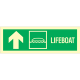 Lifeboat arrow up left