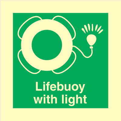 Lifebuoy with light