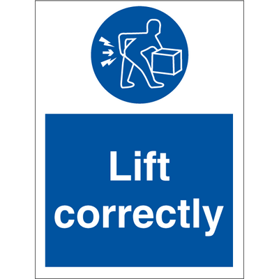 Lift correctly