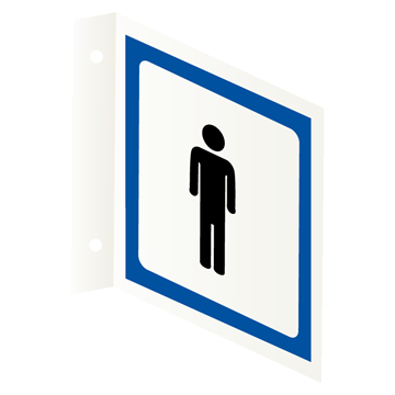 131.052 Herre toilet, L-skilte