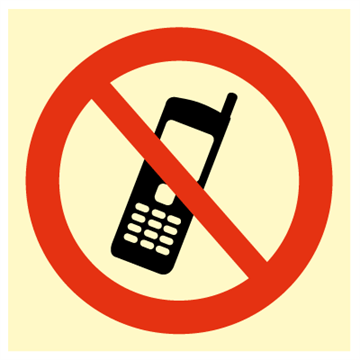 No mobile phone