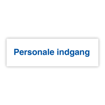 400.525 Personaleindgang