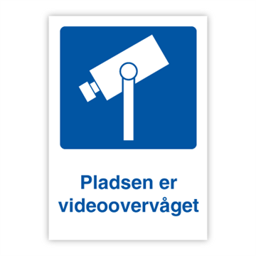 Pladsen er videoovervåget