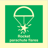 Rocket parachute flares