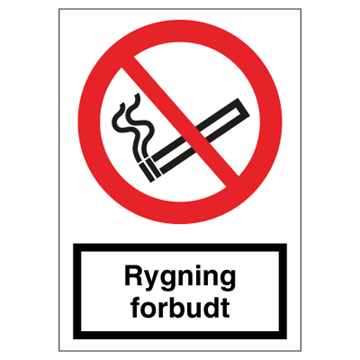 F 106 Rygning forbudt