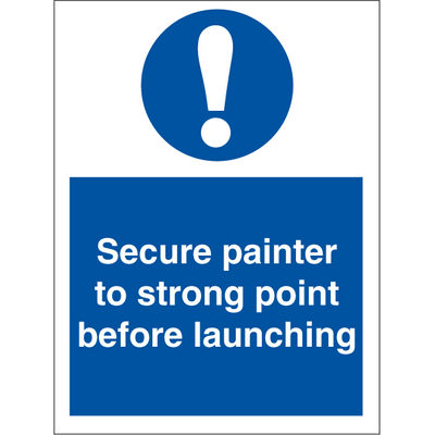 Secure painter to strong point