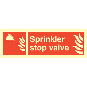 Sprinkler stop valve