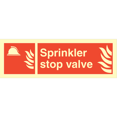 Sprinkler stop valve