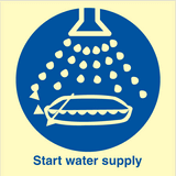 Start water spray