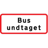 UC 20,4 Bus undtaget