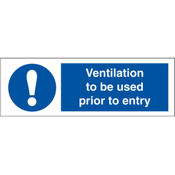 Ventilation to be used