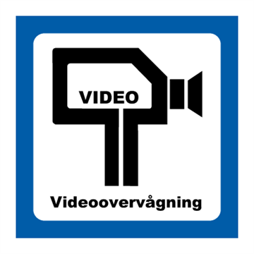 Videoovervågning piktogram