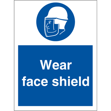 Wear face shield