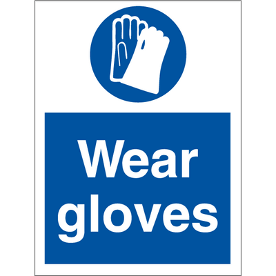 Wear gloves