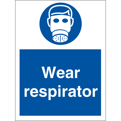 Wear respirator