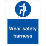 Wear safety harness