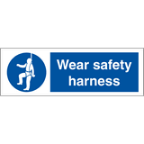 Wear safety harness